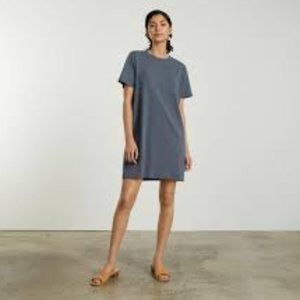 Everlane Women's Mini Dress in Slate Gray